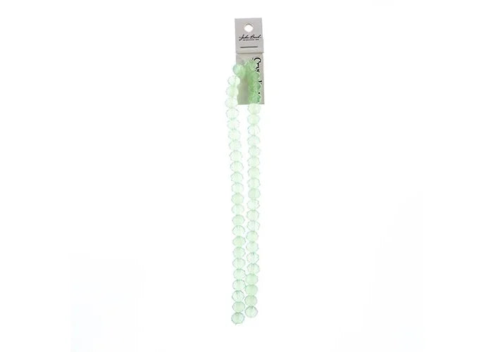 Crystal Lane DIY Rondelle 2 Strand 7in (apx46pcs) 8x10mm Opaque Light Green