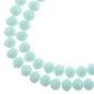 Crystal Lane DIY Rondelle 2 Strand 7in (apx46pcs) 8x10mm Opaque Light Blue