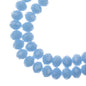 Crystal Lane DIY Rondelle 2 Strand 7in (apx46pcs) 8x10mm Opaque Light Periwinkle