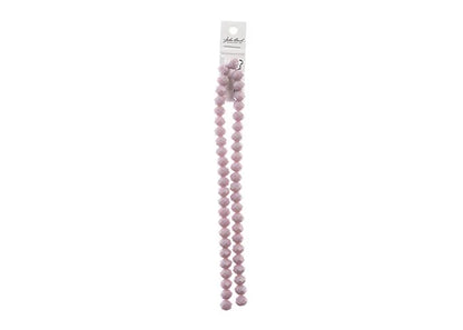 Crystal Lane DIY Rondelle 2 Strand 7in (apx46pcs) 8x10mm Opaque Mauve