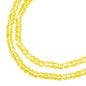 Crystal Lane DIY Rondelle 2 Strand 7in (apx246pcs) 1.5x2.5mm Transparent Yellow