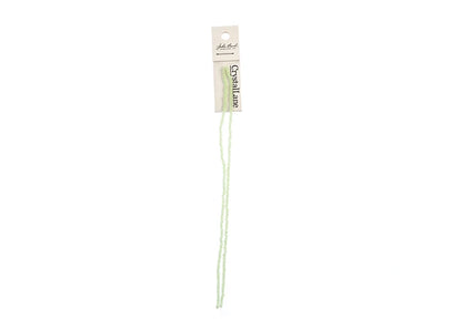Crystal Lane DIY Rondelle 2 Strand 7in (apx246pcs) 1.5x2.5mm Opaque Light Green