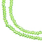 Crystal Lane DIY Rondelle 2 Strand 7in (apx246pcs) 1.5x2.5mm Transparent Green AB