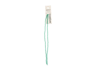 Crystal Lane DIY Rondelle 2 Strand 7in (apx246pcs) 1.5x2.5mm Opaque Turquoise Green
