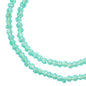 Crystal Lane DIY Rondelle 2 Strand 7in (apx246pcs) 1.5x2.5mm Opaque Turquoise Blue
