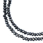 Crystal Lane DIY Rondelle 2 Strand 7in (apx246pcs) 1.5x2.5mm Opaque Gunmetal Luster