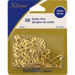 Safety Pins Brass