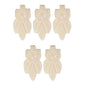 Bone Dream Catcher Pendant 5pcs 56x30mm White work on bone