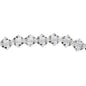 Preciosa 5in Strand Rondell 31pcs 4mm Crystal