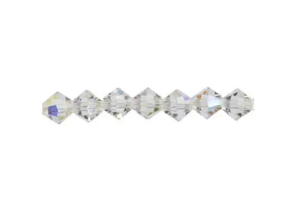 Preciosa 5in Strand Rondell 31pcs 4mm Crystal AB