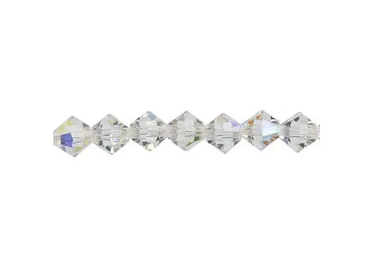 Preciosa 5in Strand Rondell 31pcs 4mm Crystal AB