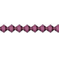 Preciosa 5in Strand Rondell 31pcs 4mm Amethyst