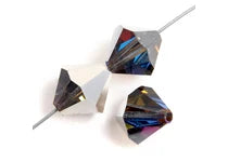 Preciosa 5in Strand Rondell 31pcs 4mm Volcano