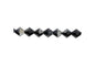 Preciosa 5in Strand Rondell 31pcs 4mm Hematite(HC)