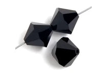 Preciosa 5in Strand Rondell 31pcs 4mm Jet