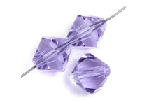 Preciosa 5in Strand Rondell 31pcs 4mm Violet