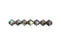Preciosa 5in Strand Rondell 21pcs 6mm BlackDiamond AB