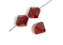 Preciosa 5in Strand Rondell 21pcs 6mm Siam