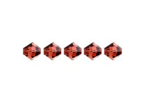 Preciosa 5in Strand Rondell 21pcs 6mm Lt Burgundy