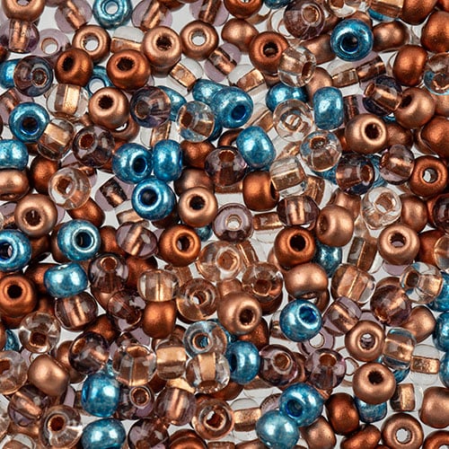 6/0 Rusty & Blues Mix Vial