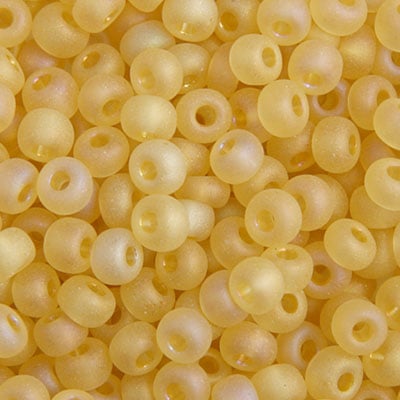 6/0 Tr. Light Topaz Matte Vial