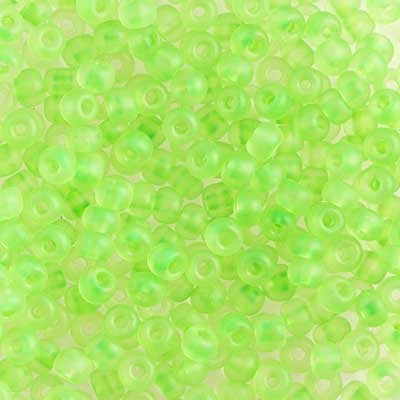 6/0 Transparent Neon Green Vial