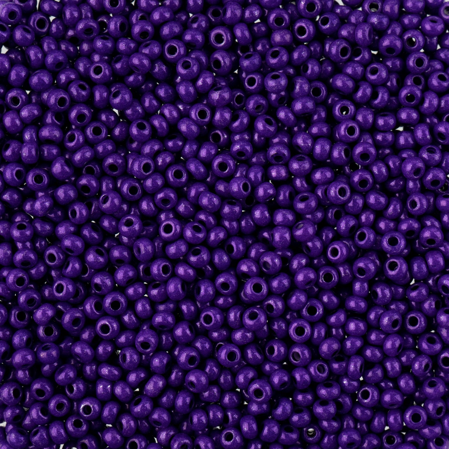Czech Seed Beads apx. 22g Vial 8/0 Terra Intensive Purple