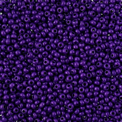 Czech Seed Beads apx. 22g Vial 8/0 Terra Intensive Purple