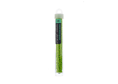 Czech Seedbead apx22g Vial 8/0 Terra Intensive Light Green