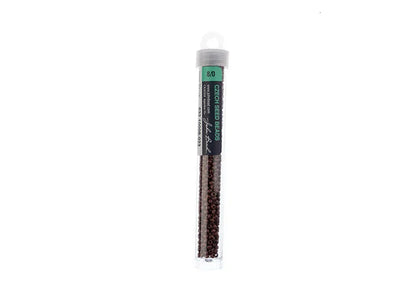 Czech Seedbead apx22g Vial 8/0 Terra Intensive Dark Brown