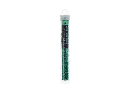 Czech Seedbead apx22g Vial 8/0 Terra Intensive Dark Green