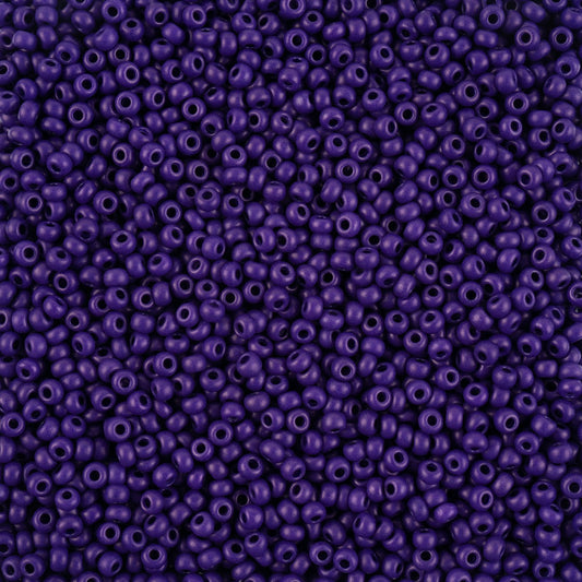 Czech Seed Beads apx. 22g Vial 8/0 Terra Intensive Purple Matt