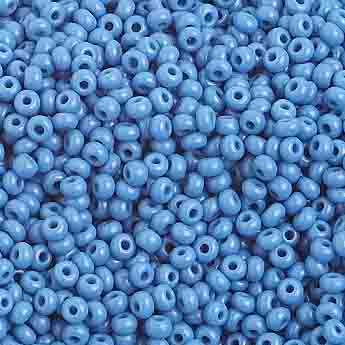 Czech Seed Beads 10/0 Opaque Dark Blue