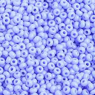 Czech Seed Beads 10/0 Opaque Pale Blue