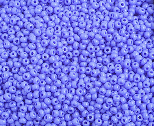 Czech Seed Beads 10/0 Opaque Light Royal Blue