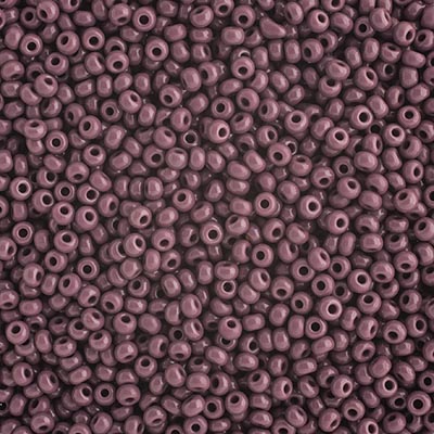 Czech Seed Beads 10/0 Opaque Dark Mauve