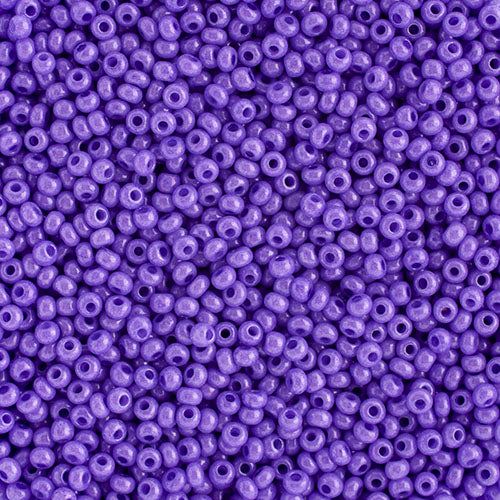 Czech Seed Beads 10/0 Opaque Dark Violet Dyed