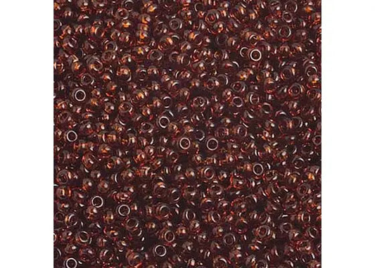 Czech Seed Beads 10/0 Transparent Brown