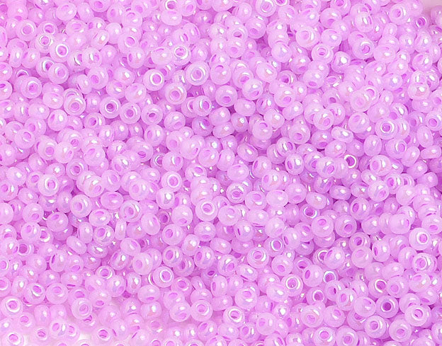 Czech Seed Beads 10/0 Opaque Dyed Iris Violet