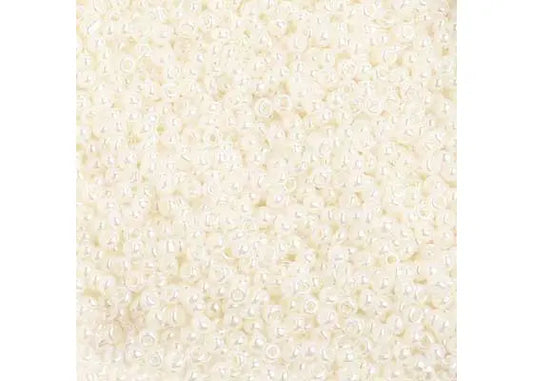 Czech Seed Beads 10/0 Pearl Ceylon
