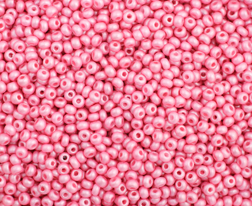 Czech Seed Beads 10/0 Shiny Pink