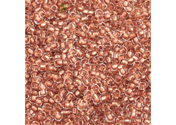 Czech Seed Beads 10/0 Crystal Copperline
