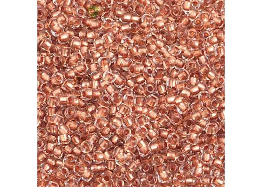 Czech Seed Beads 10/0 Crystal Copperline
