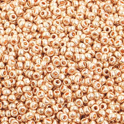 Czech Seed Beads 10/0 Metallic Gold SOLGEL