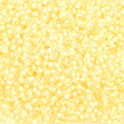 Czech Seed Beads 10/0 C/L Pale Yellow Terra Color