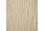 Czech Seed Bead 11/0 Cut Opaque Pearl White Strung