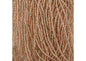 Czech Seed Bead 11/0 Cut S/L Brown Dyed Solgel Strung