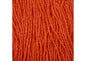 Czech Seed Bead 11/0 Cut Opaque Orange Rainbow Strung
