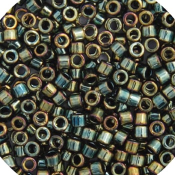 Miyuki Delica 11/0 Green AB Metallic