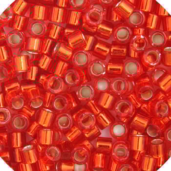 Miyuki Delica 11/0 Red/Orange S/L